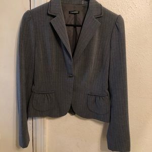 Grey Blazer with Pockets- Size 4